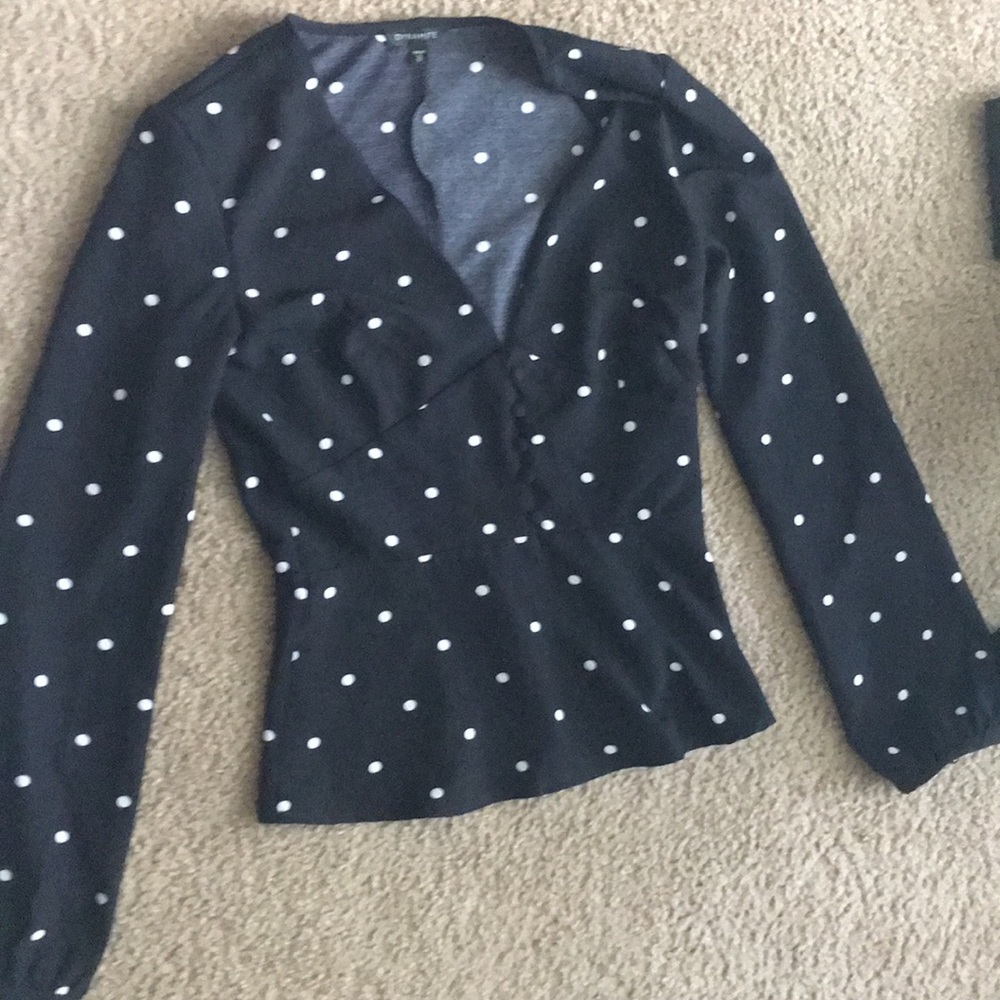 Cute polka dot top